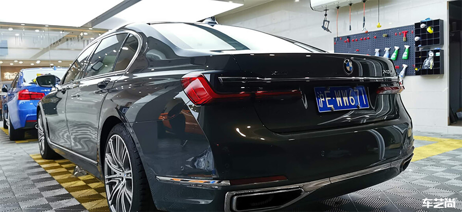 宝马7系装贴威固V70+K35，施工流程展示（17）