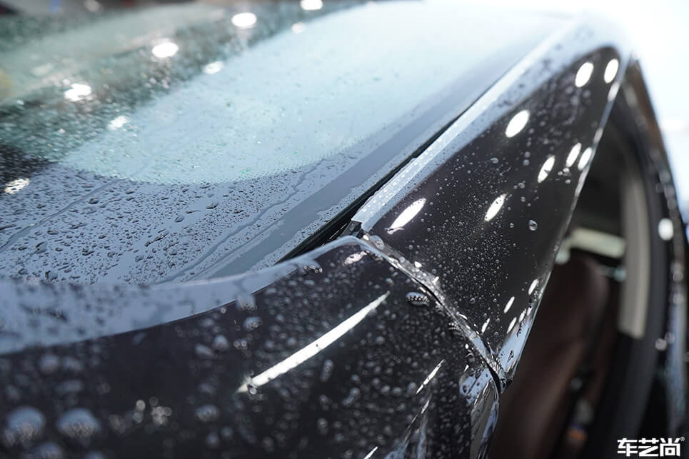 宝马X5装贴威固隐形车衣，施工流程展示（7）