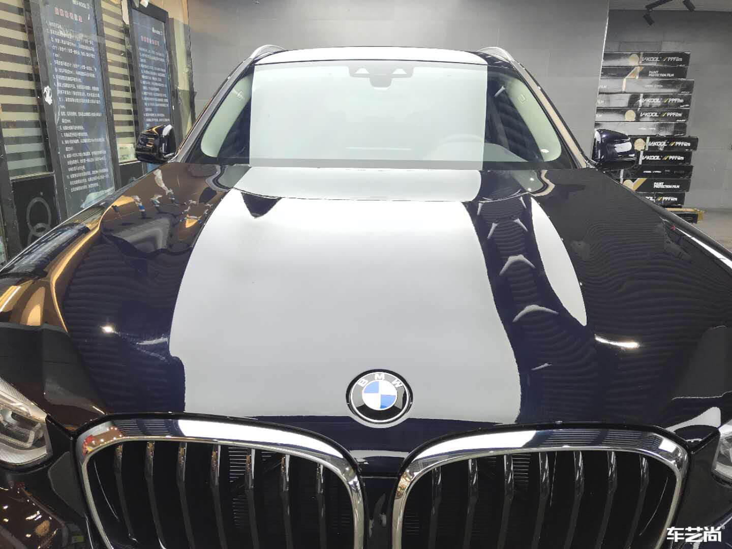 宝马X3施工威固隐形车衣，装贴流程展示（12）