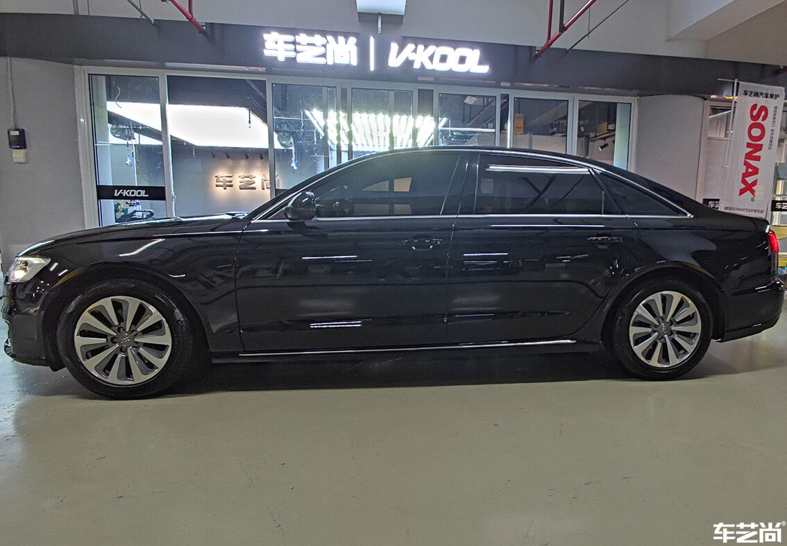 奥迪A6选用索纳克斯在车艺尚进行精细洗车（12）