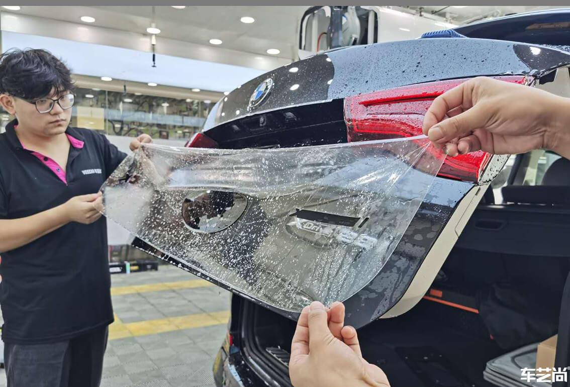 宝马X3施工威固隐形车衣（13）