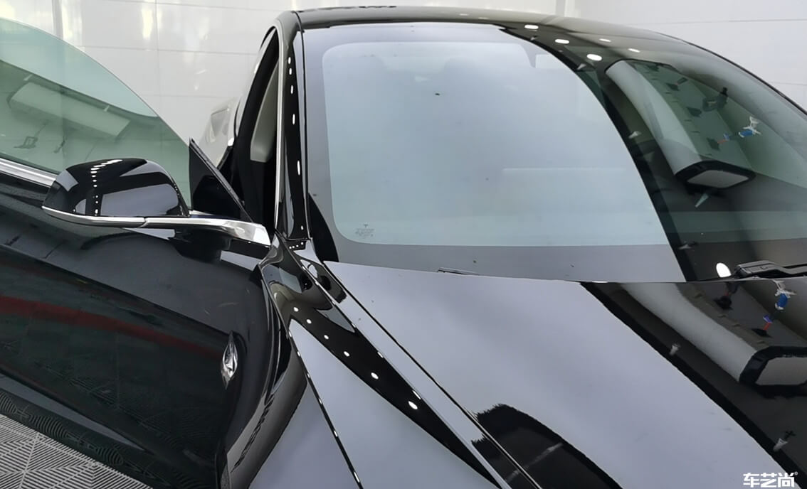 特斯拉Model 3施工威固隔热膜，多重保护（11）