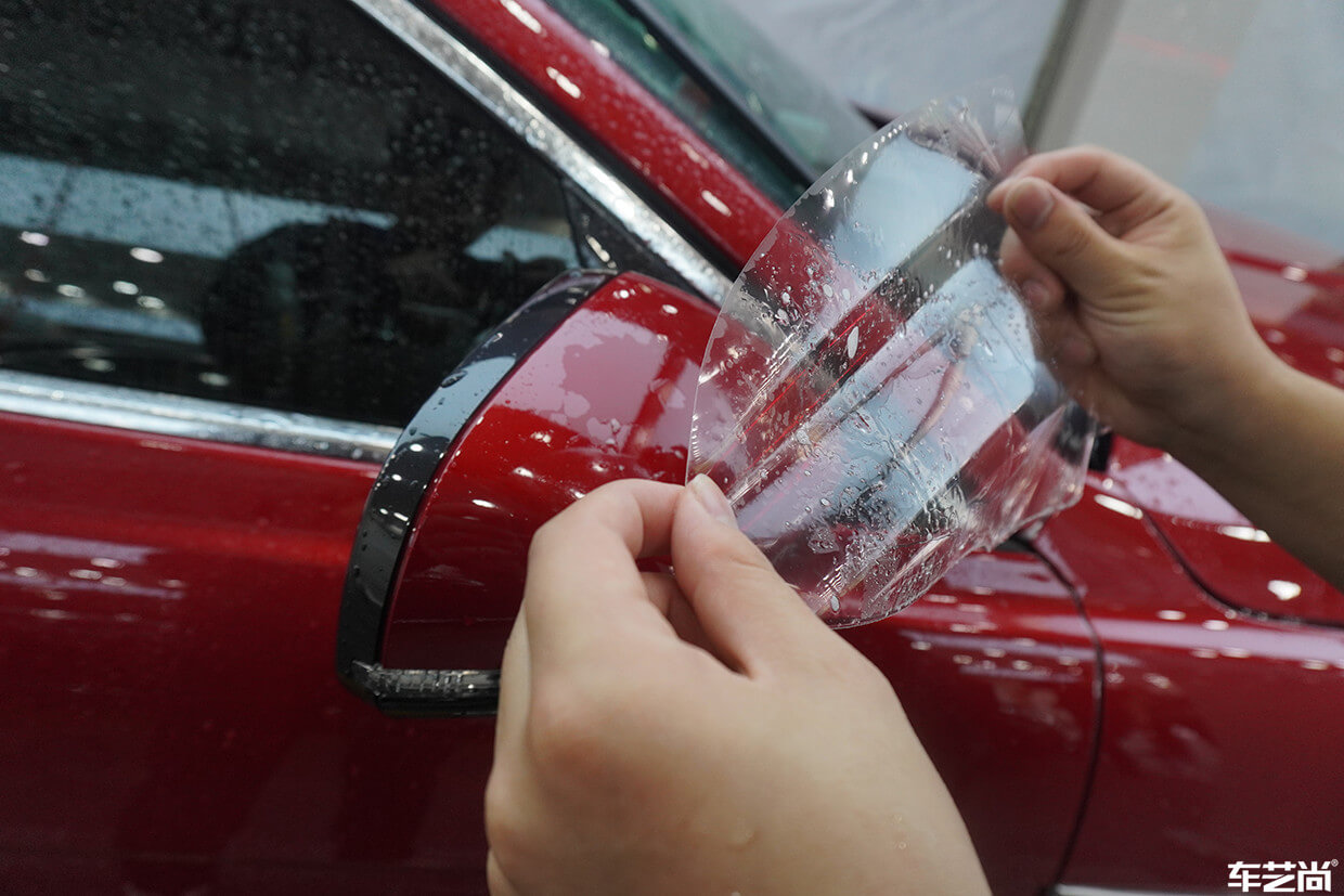 捷豹XEL装贴威固漆面保护膜流程展示（9）