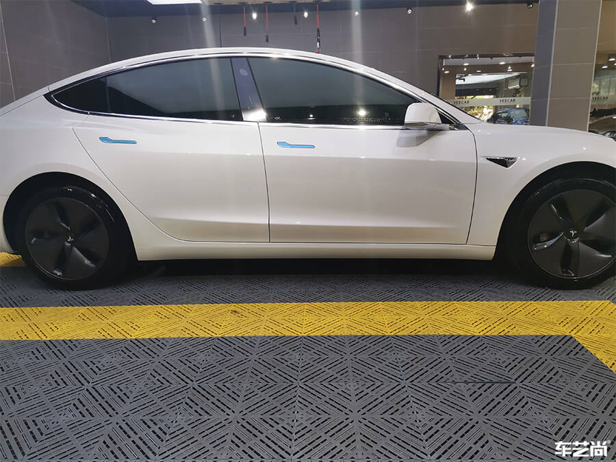 特斯拉Model 3施工罗利普斯隐形车衣案例分享（11）