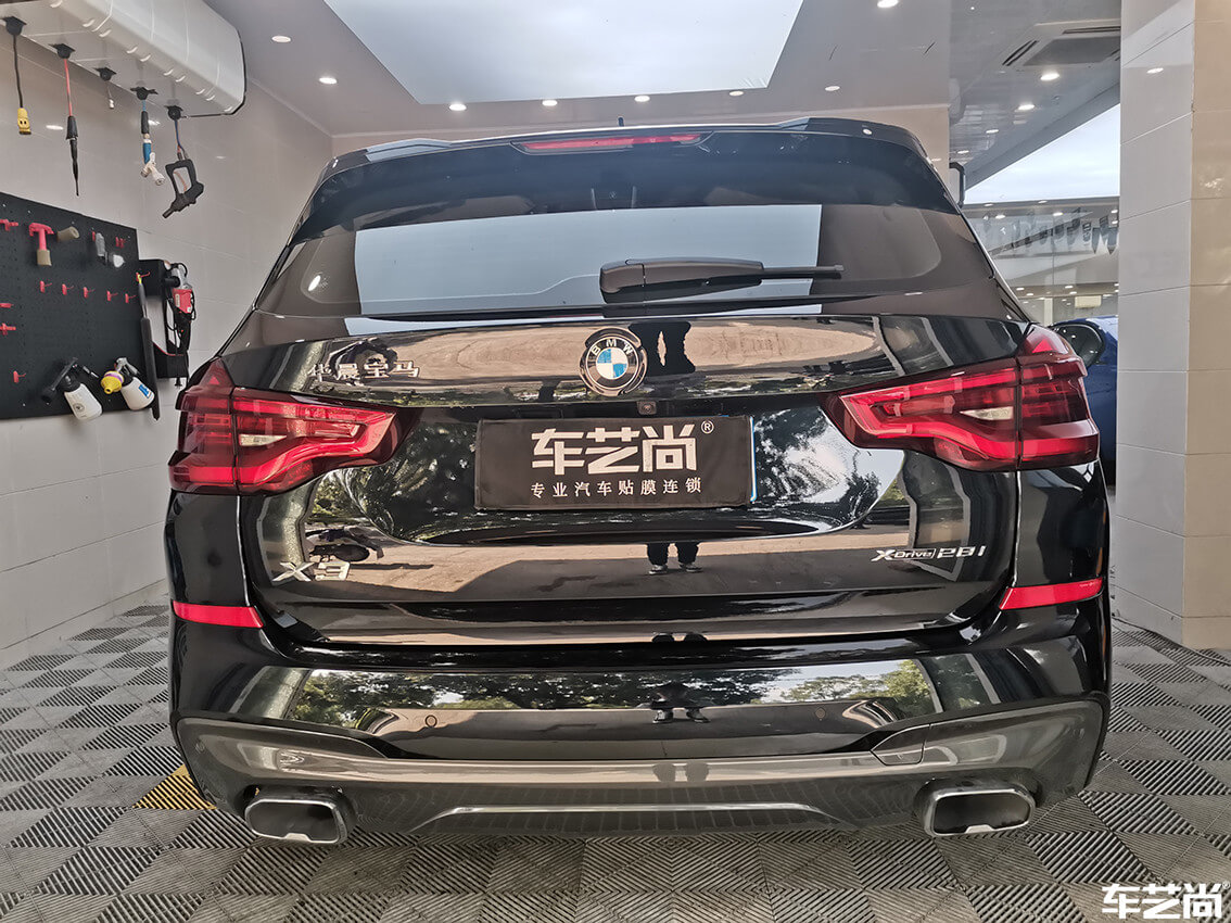 莘庄店施工案例：宝马X3镀膜美容洗车（12）