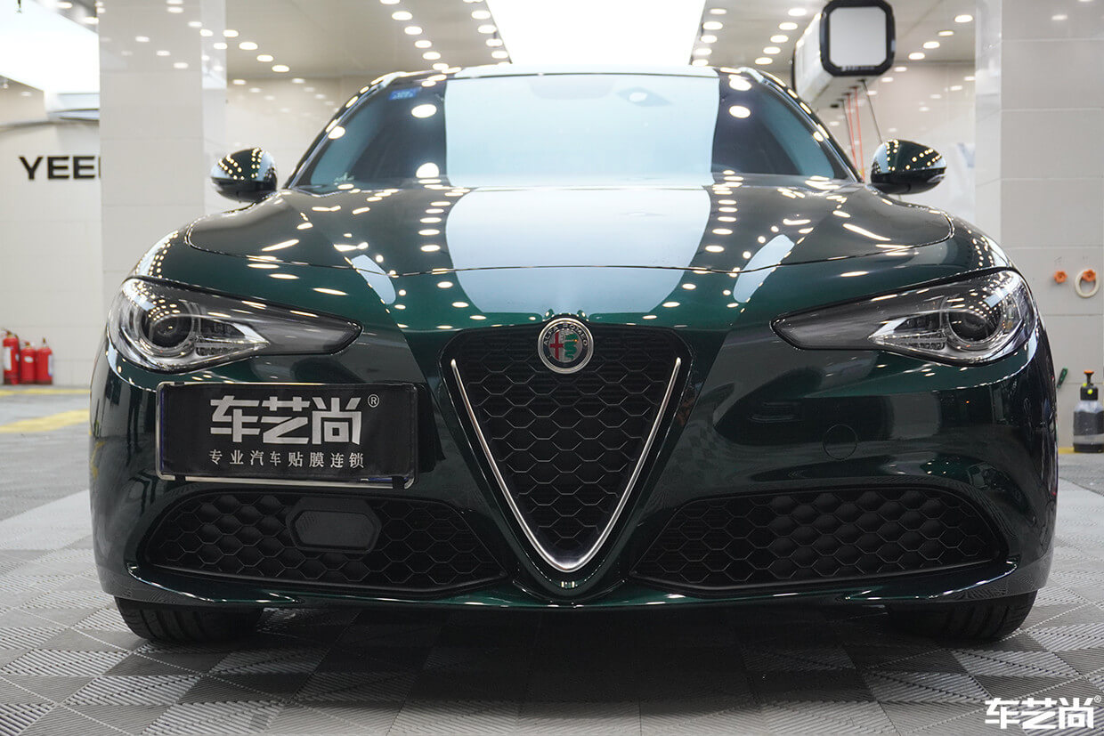 阿尔法罗密欧施工威固隐形车衣流程展示（16）