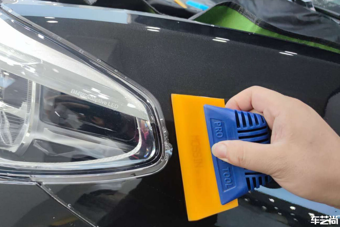 宝马X3施工威固隐形车衣（10）