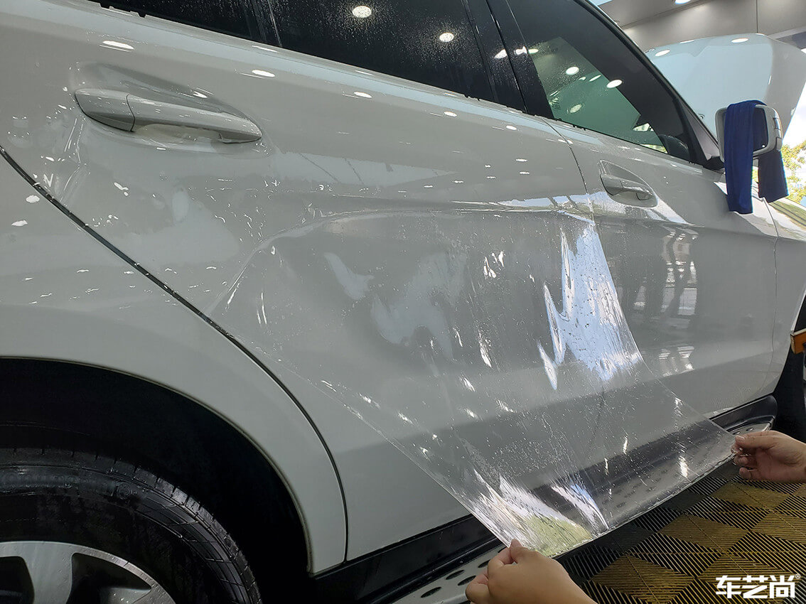 奔驰 GLE 施工威固隐形车衣案例流程展示（6）