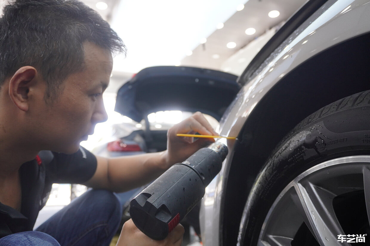 宝马530LE施工威固隐形车衣，防刮耐磨可兼得（5）