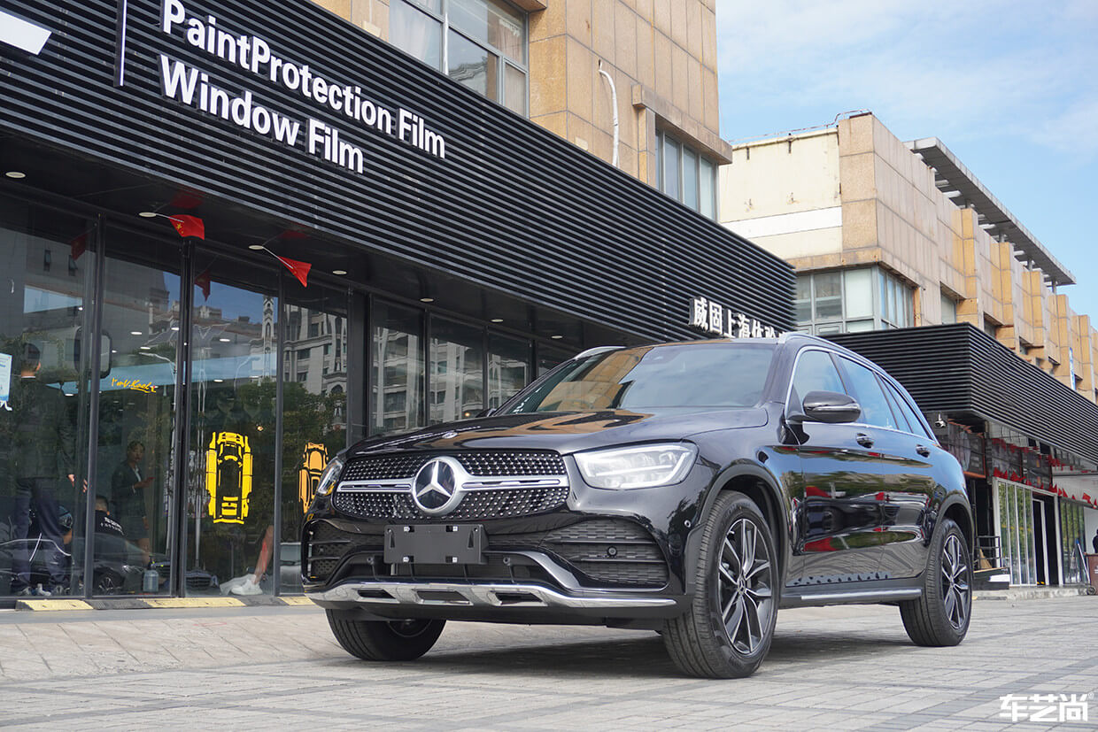 奔驰 GLC300施工威固隐形车衣案例流程展示（16）