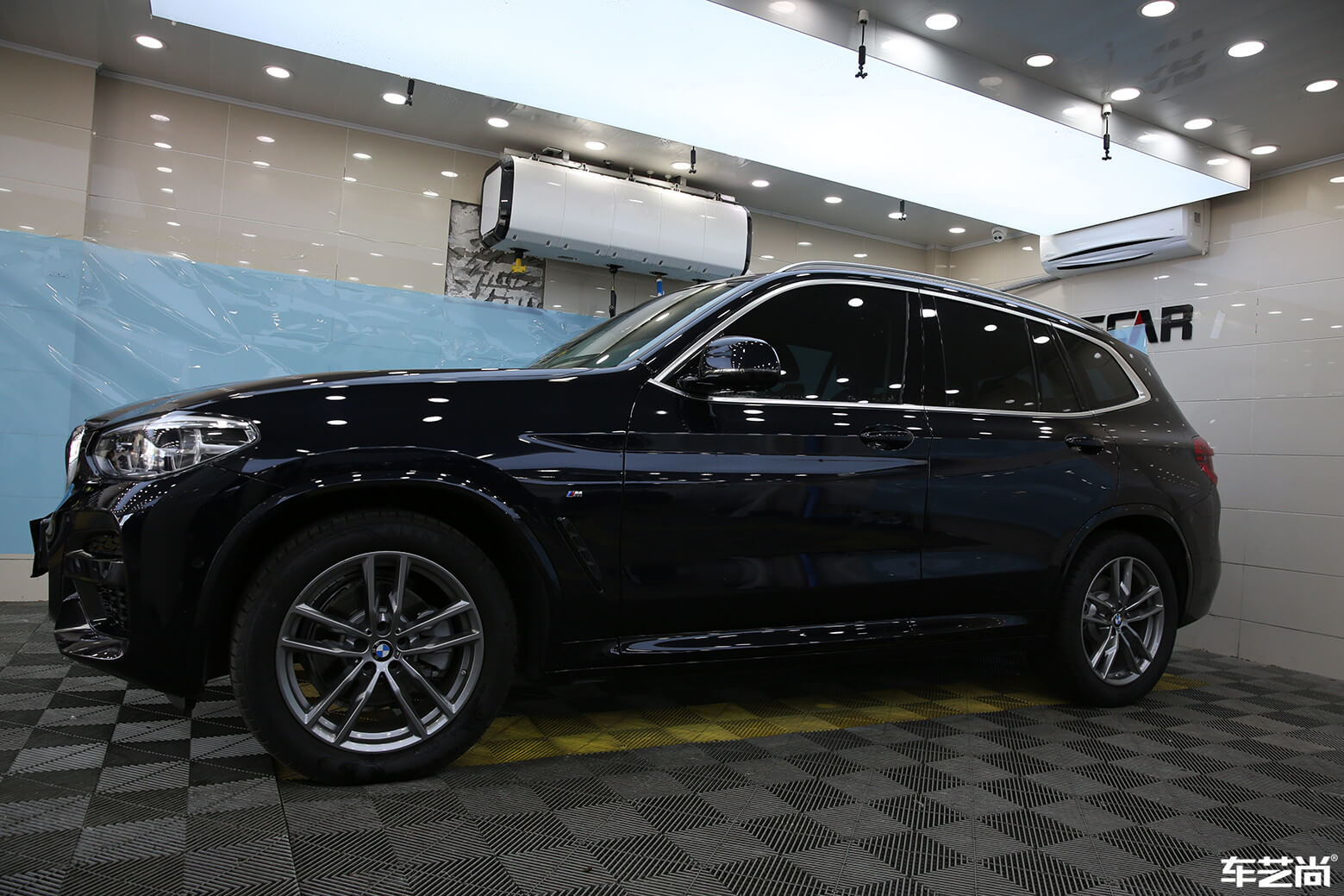 宝马X3装贴威固隐形车衣施工案例展示（16）