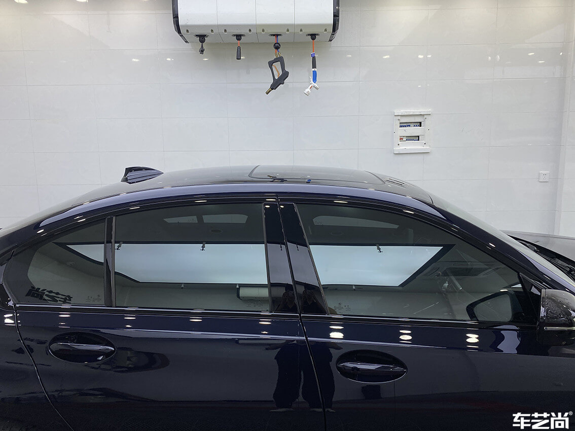 宝马3系装贴威固隔热膜（11）