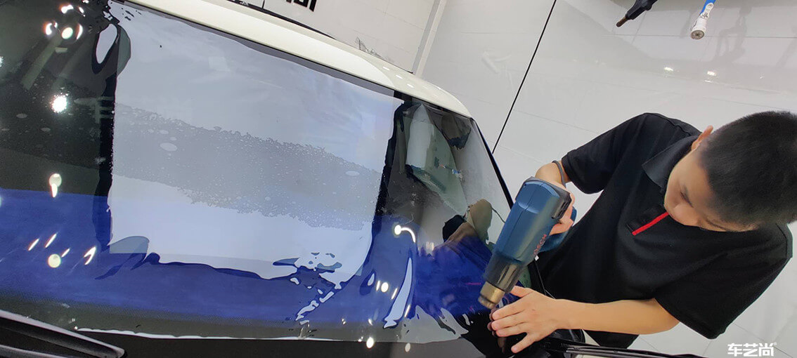 车艺尚为Mini装贴威固玻璃膜，施工案例展示（12）