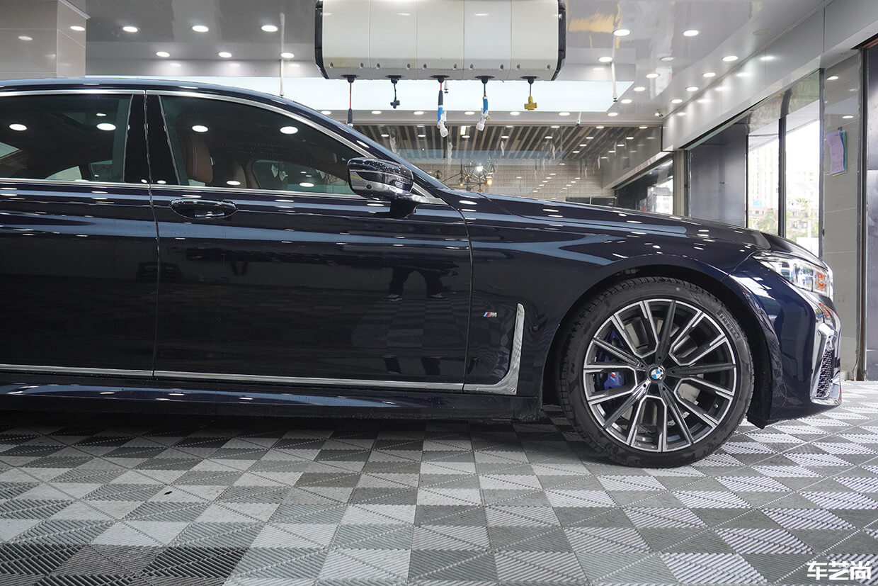 宝马7系装贴威固隐形车衣，案例流程展示（14）
