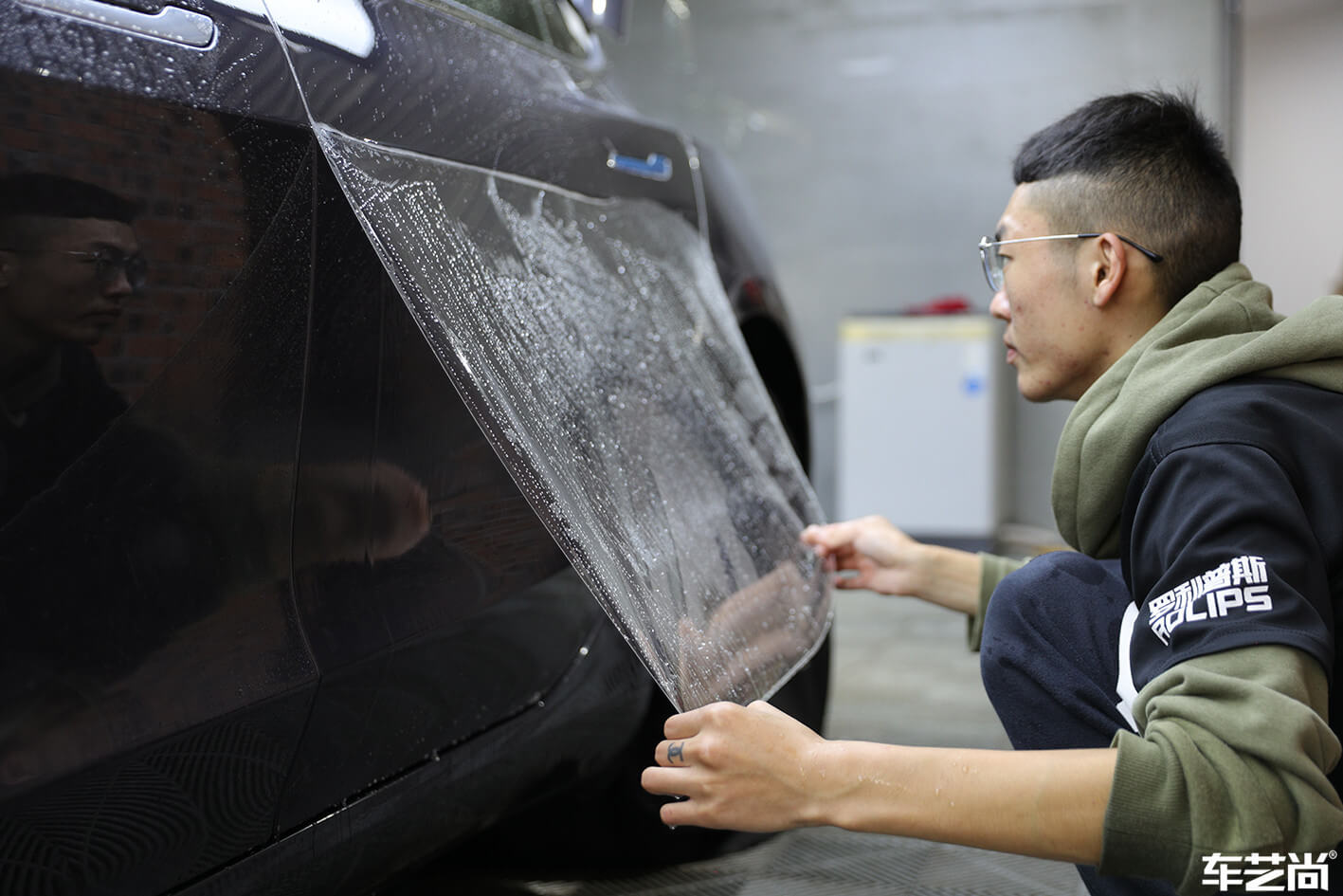 特斯拉Model 3施工威固漆面保护膜案例分享（1）