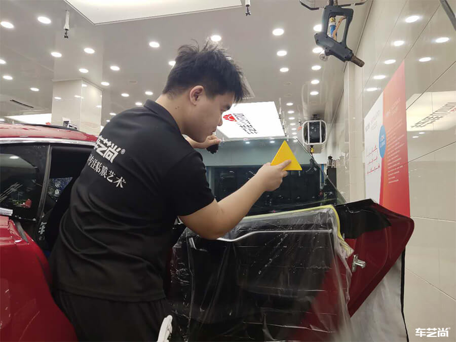 特斯拉Model 3施工威固隐形车衣案例分享（7）