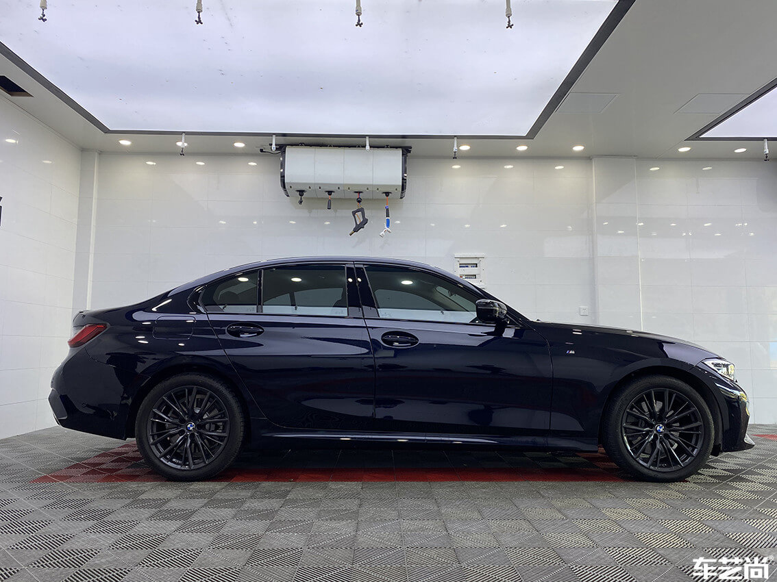 宝马3系装贴威固隔热膜（14）