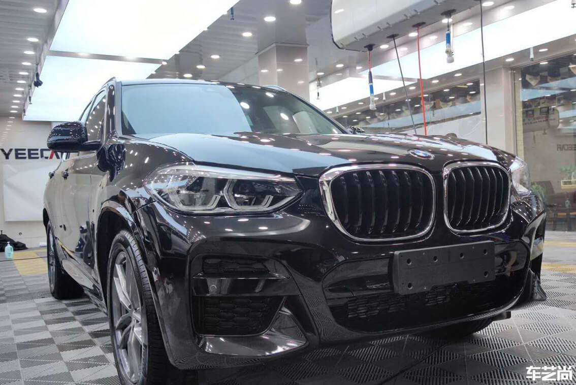 宝马X3施工威固隐形车衣（19）