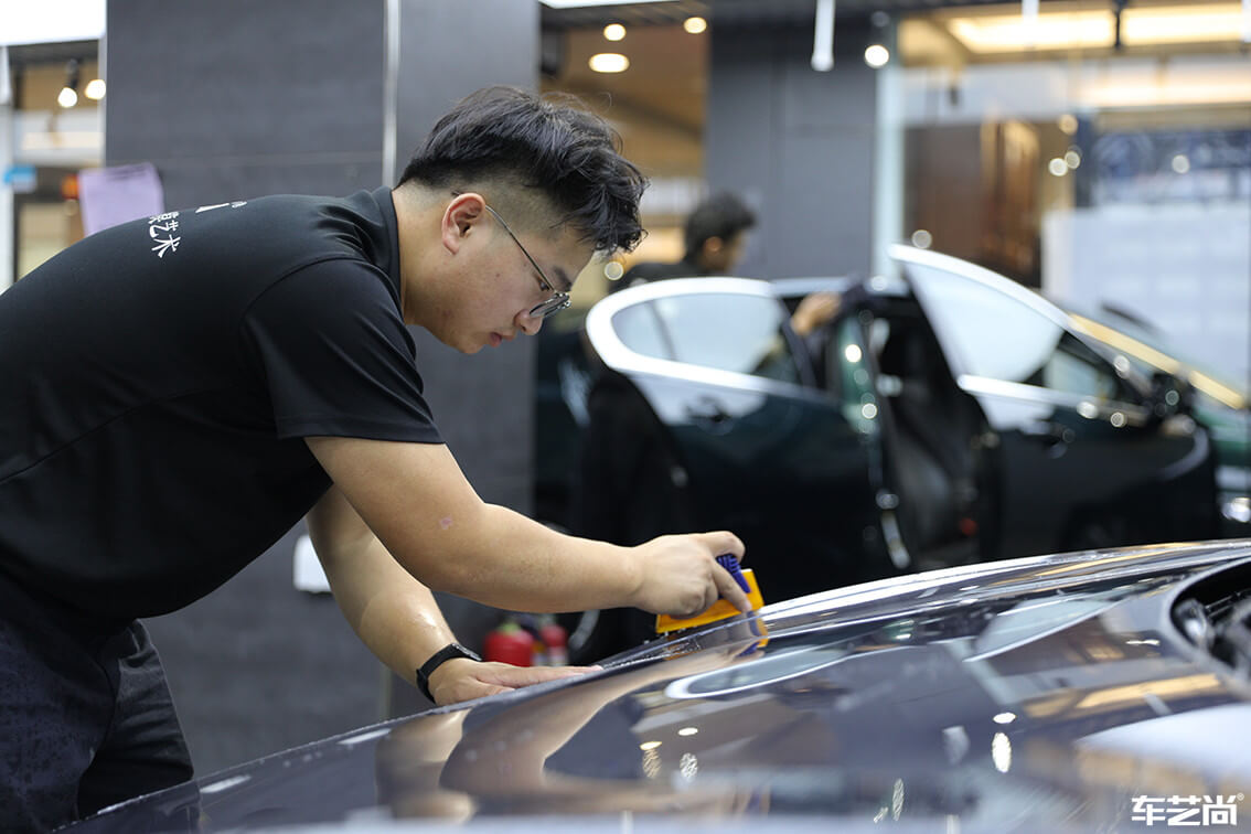 特斯拉Model 3施工威固漆面保护膜案例展示（8）
