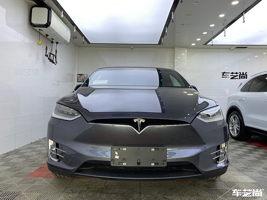 特斯拉Model X施工威固漆面保护膜案例分享（12）