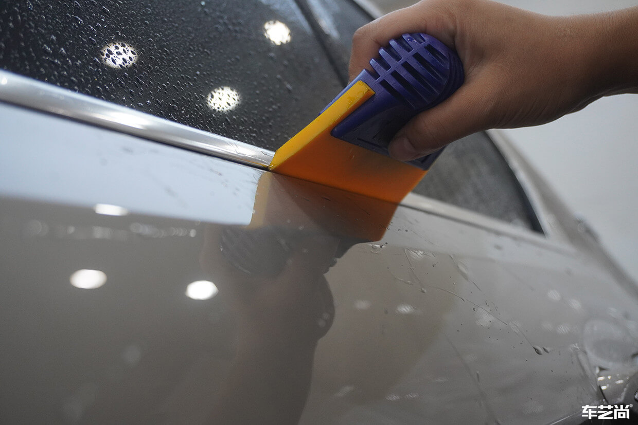 宝马530LE施工威固隐形车衣，防刮耐磨可兼得（3）