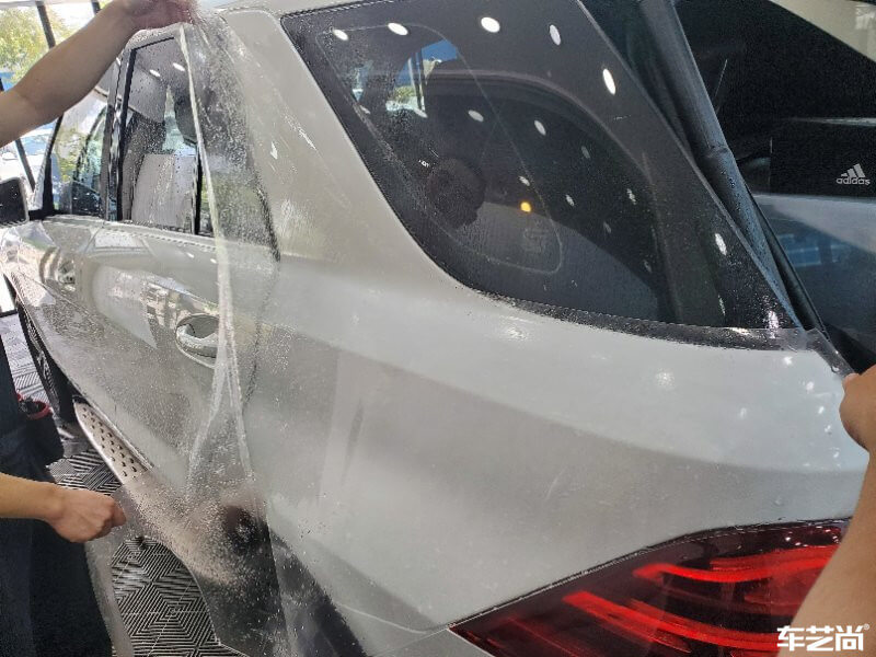 奔驰 GLE 施工威固隐形车衣案例流程展示（12）