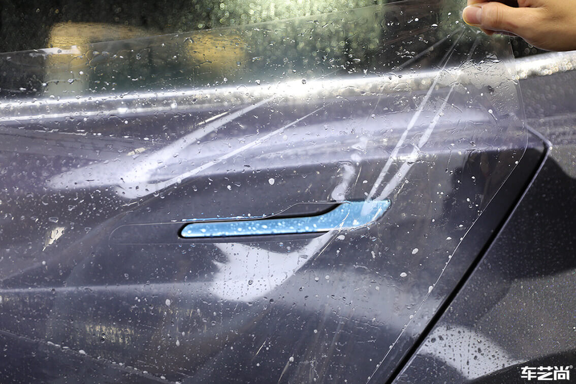 特斯拉Model 3施工威固漆面保护膜案例展示（11）