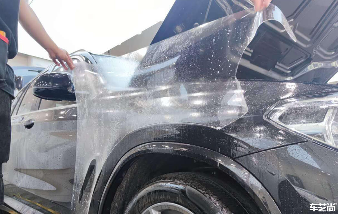 宝马X3施工威固隐形车衣（5）