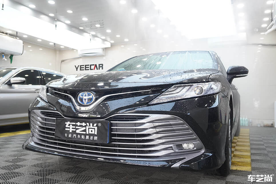丰田凯美瑞选择车艺尚，施工隐形车衣案例分享（1）