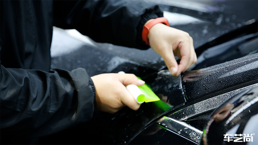 奔驰E300L装贴威固漆面保护膜案例展示（3）