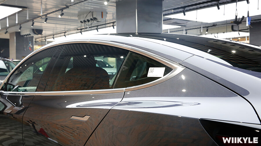 特斯拉Model 3施工WIIKYLE隔热膜，案例展示（14）
