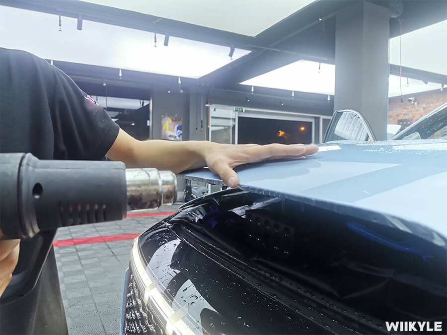 理想ONE实贴WIIKYLE玻璃膜+隐形车衣（14）