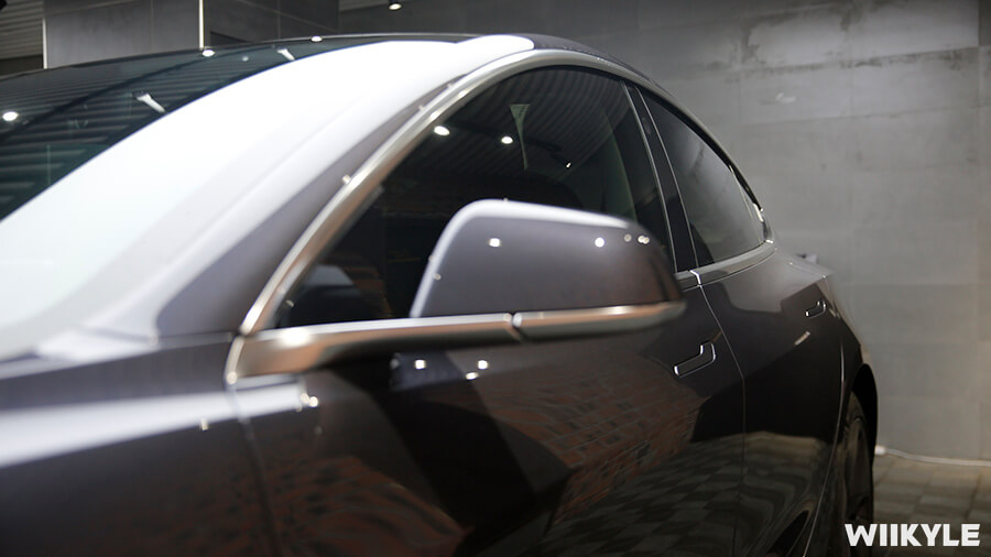 特斯拉Model 3施工WIIKYLE隔热膜，案例展示（11）