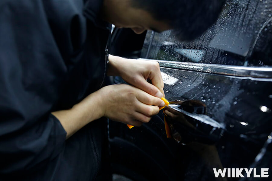 本田 皓影施工WIIKYLE隐形车衣具体流程展示（4）