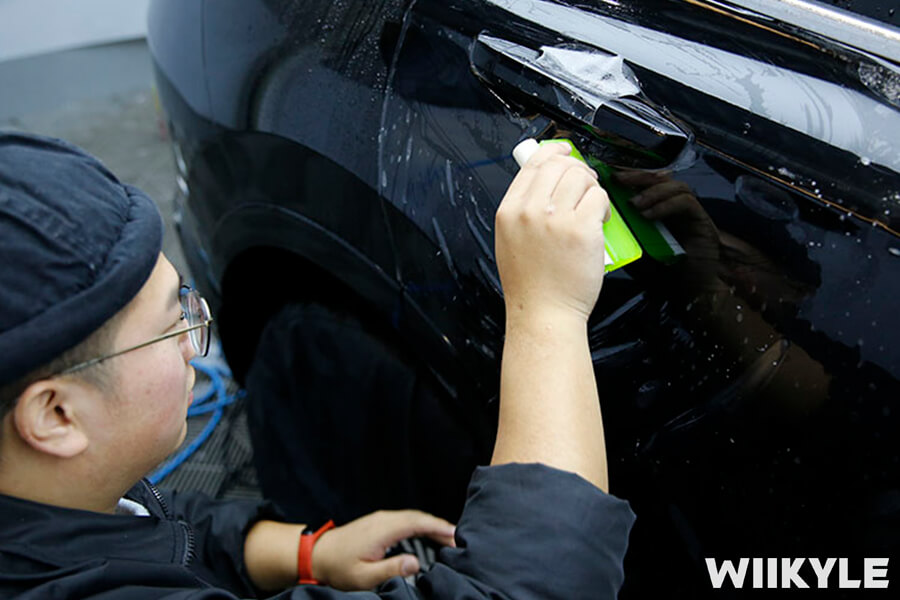 本田 皓影施工WIIKYLE隐形车衣具体流程展示（10）