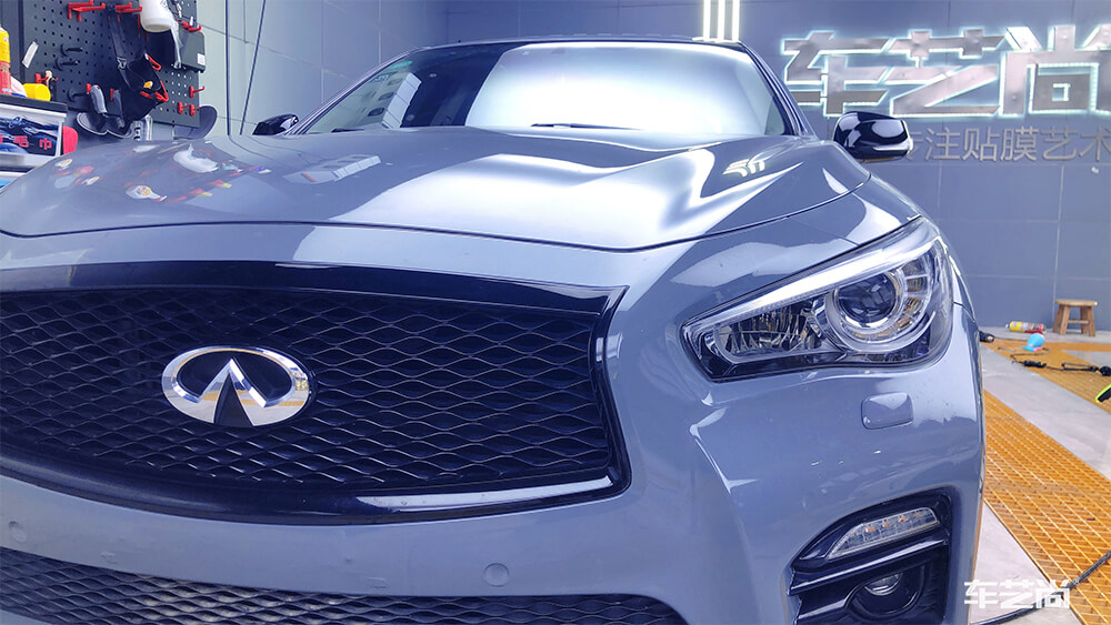英菲尼迪实贴高光灰改色案例~