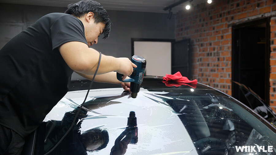 特斯拉Model 3施工WIIKYLE隔热膜，案例展示（4）