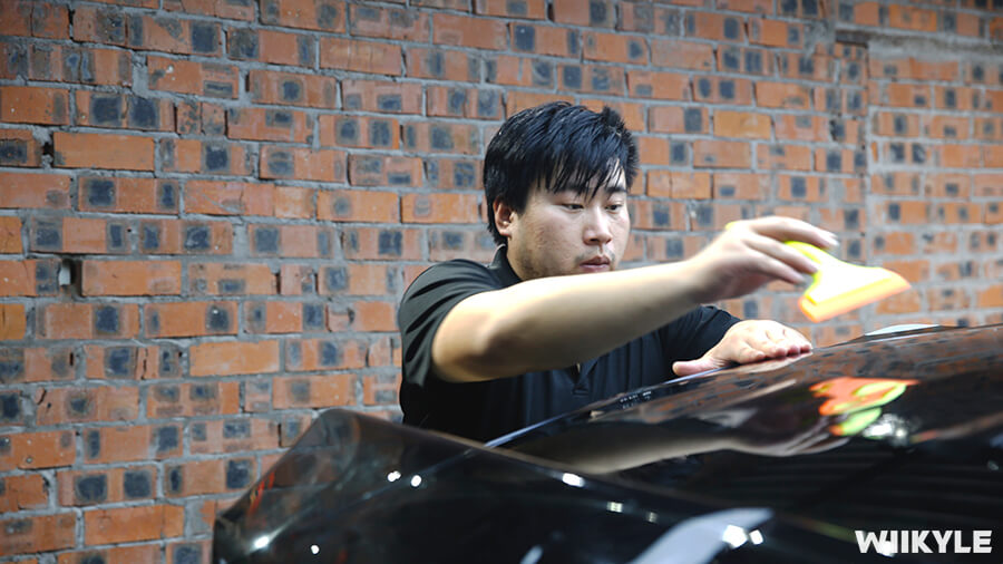 特斯拉Model 3施工WIIKYLE隔热膜，案例展示（3）