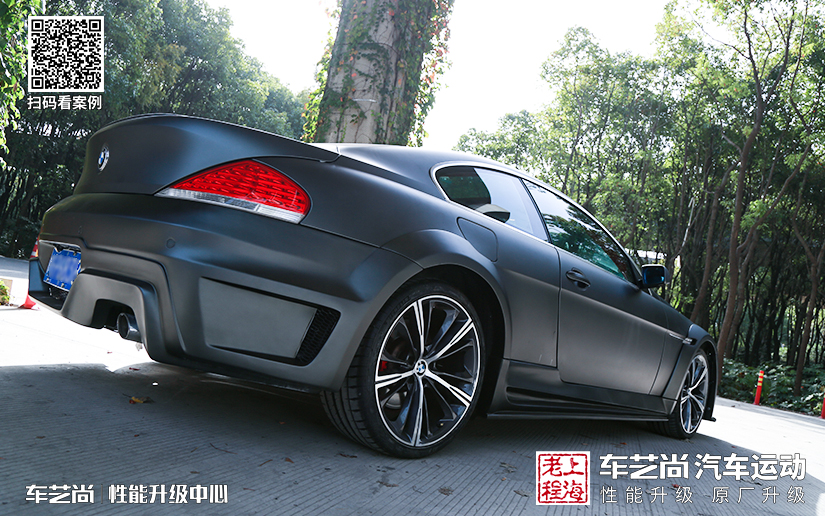 宝马轮毂上车效果