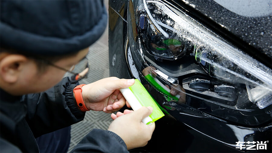 奔驰E300L装贴威固漆面保护膜案例展示（4）