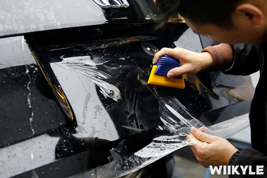 本田 皓影施工WIIKYLE隐形车衣具体流程展示（9）