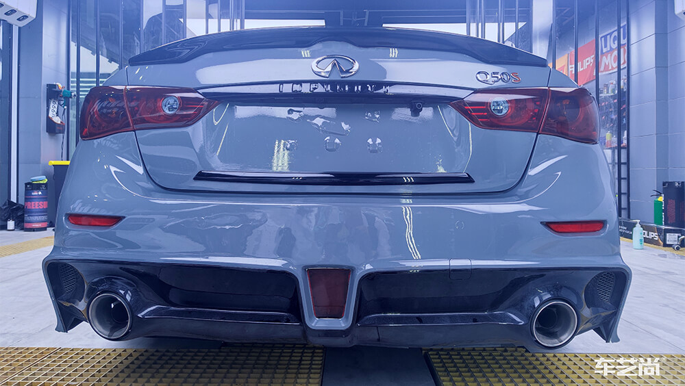 英菲尼迪实贴高光灰改色案例~(1