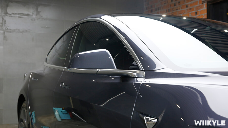 特斯拉Model 3施工WIIKYLE隔热膜，案例展示（13）