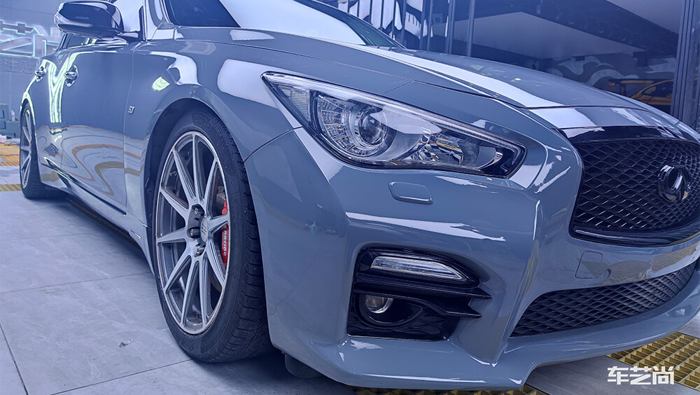 英菲尼迪实贴高光灰改色案例~（3）