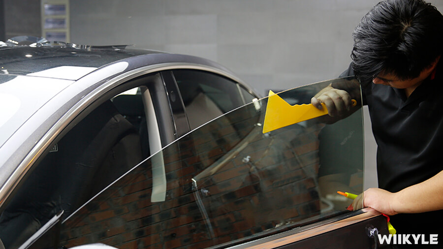 特斯拉Model 3施工WIIKYLE隔热膜，案例展示（6）