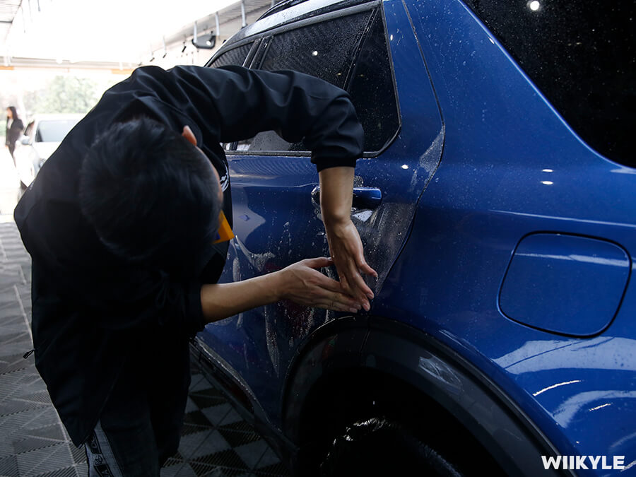 探险者施工WIIKYLE隐形车衣，效果展示（4）