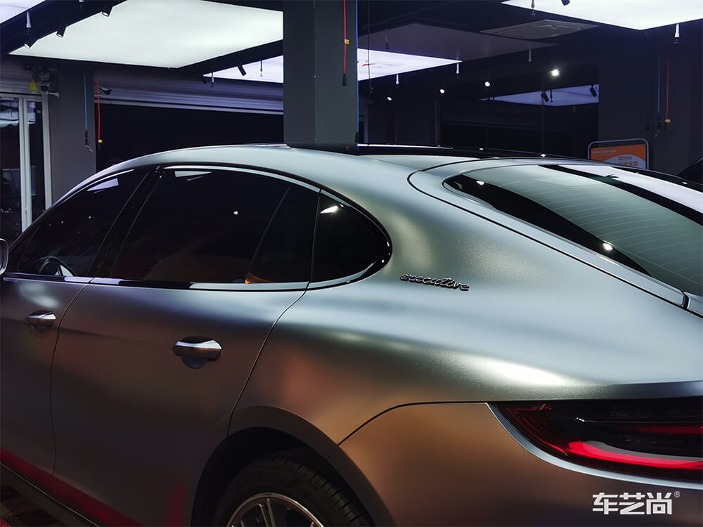 帕拉梅拉贴改色膜施工前后对比~（3）