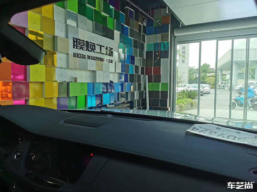 凯迪拉克装贴威固隔热膜，施工案例展示（9）