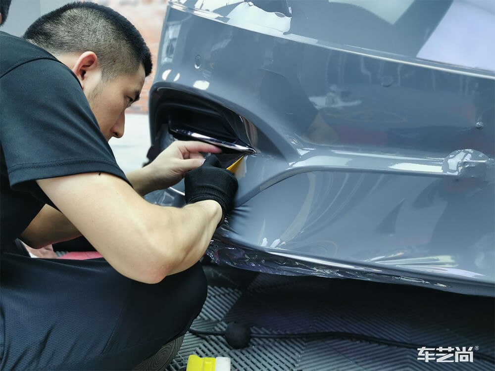 吉利博瑞GE双拼改色膜~（2）