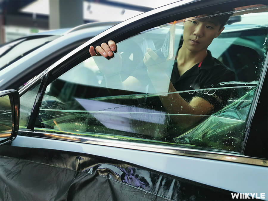 理想ONE实贴WIIKYLE玻璃膜+隐形车衣（2）